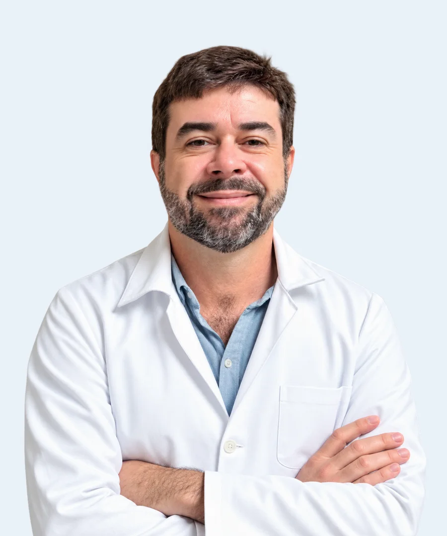 Retrato do Dr. Vlander Gomes, cirurgião cardiovascular